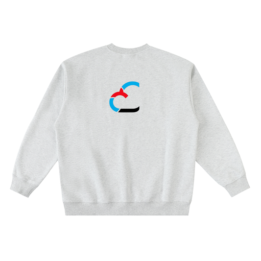 Oversized Crewneck Taped Sweatshirt