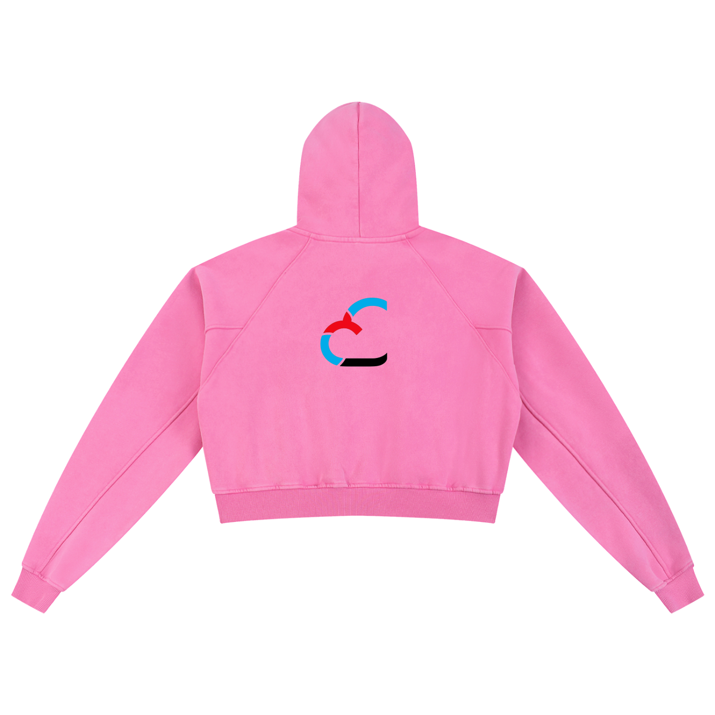 Snow Washed Cropped Hoodie