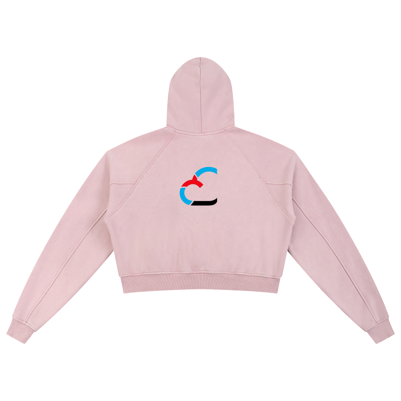 Snow Washed Cropped Hoodie
