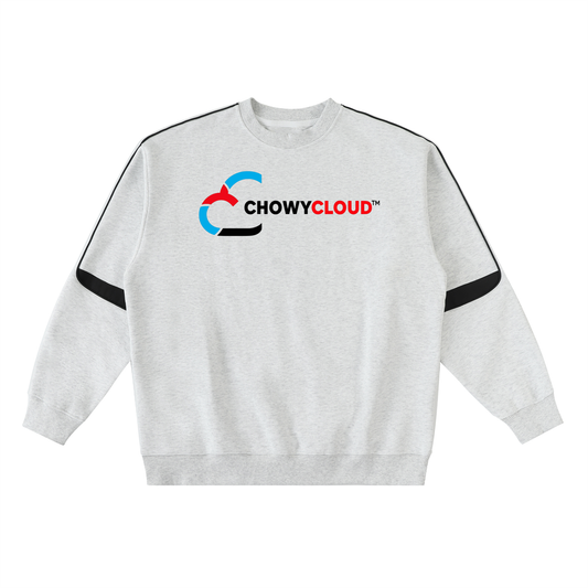 Oversized Crewneck Taped Sweatshirt