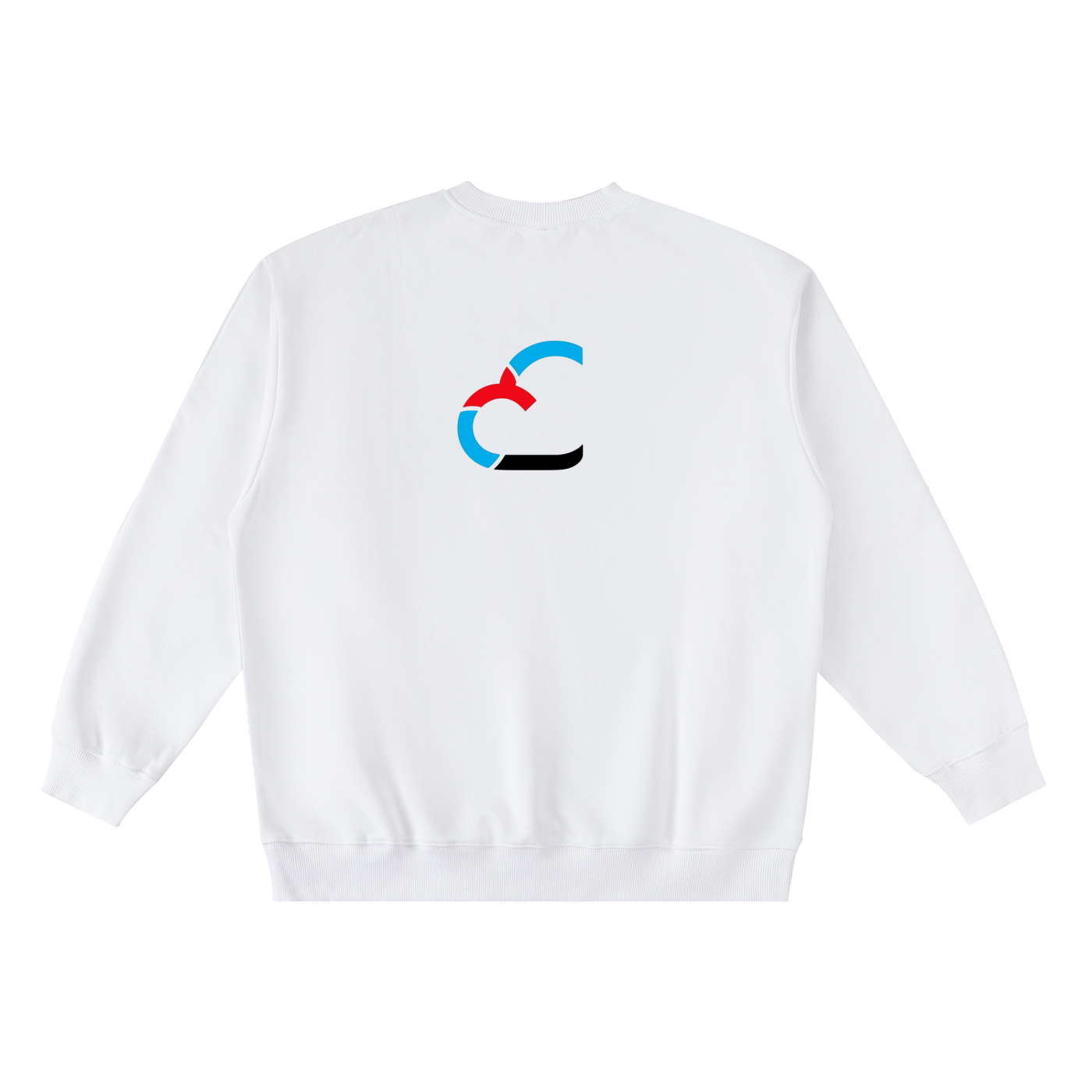 Oversized Crewneck Taped Sweatshirt