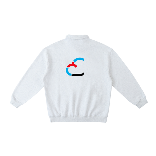 Heavyweight Polo-Collar Sweatshirt