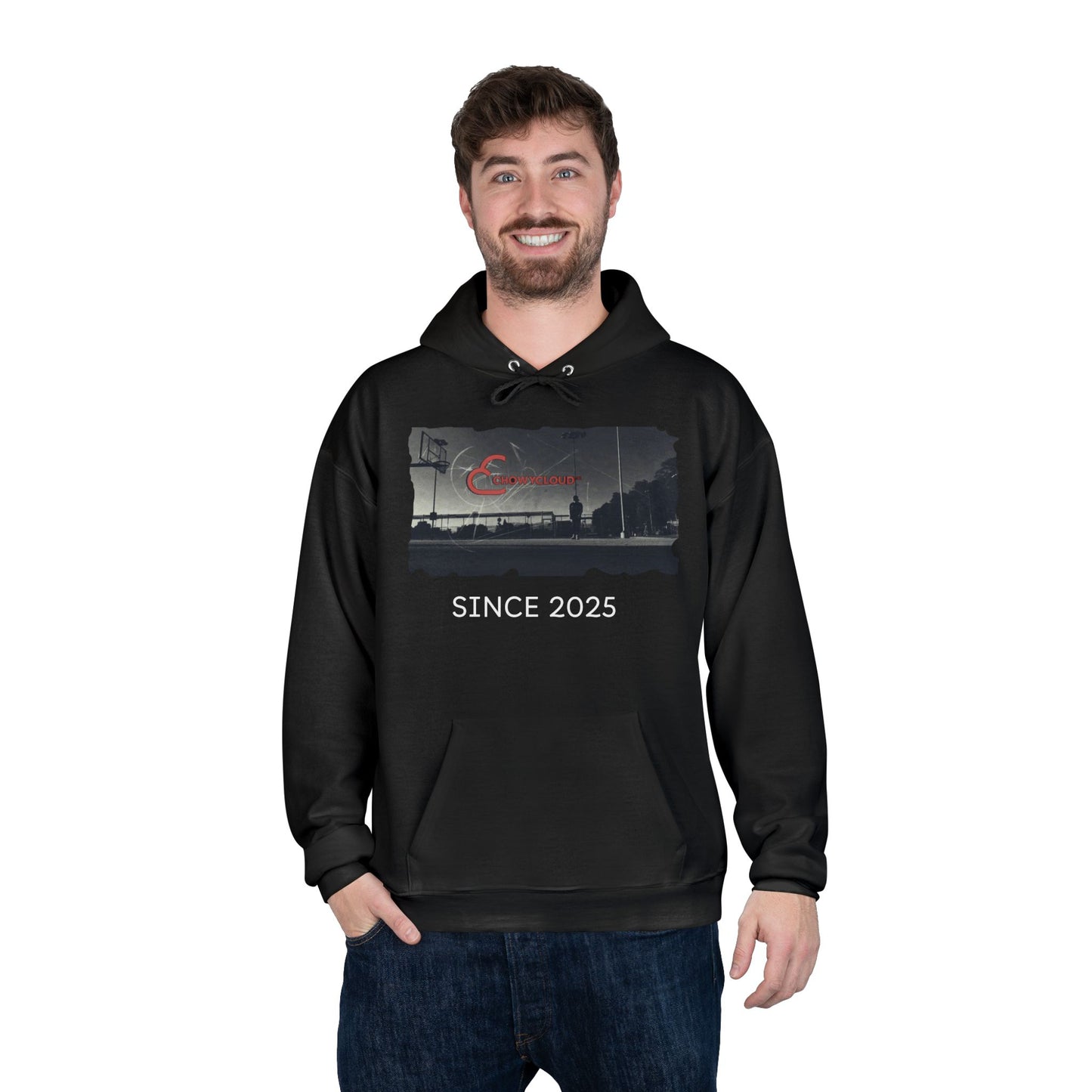 ChewyCloud™ 'Since 2025' Graphic Hoodie — Urban Skyline Pullover