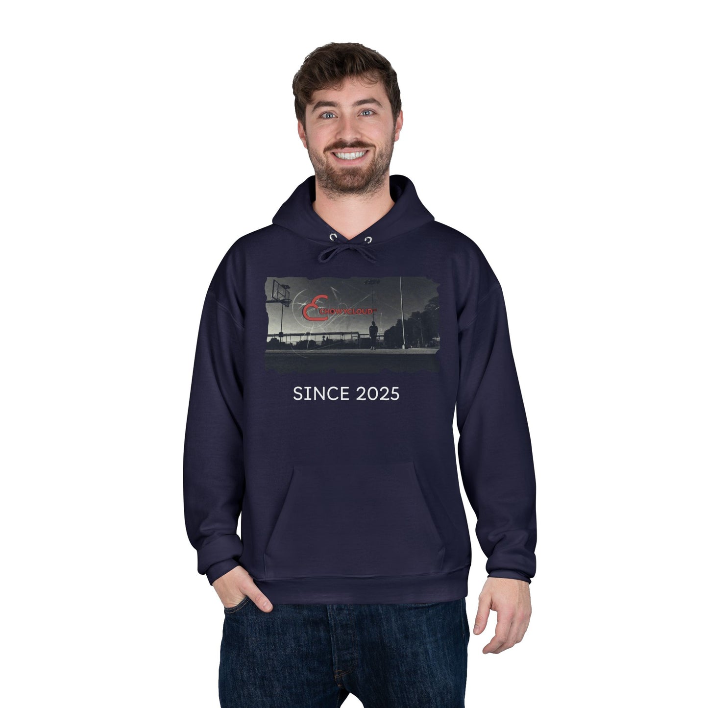 ChewyCloud™ 'Since 2025' Graphic Hoodie — Urban Skyline Pullover