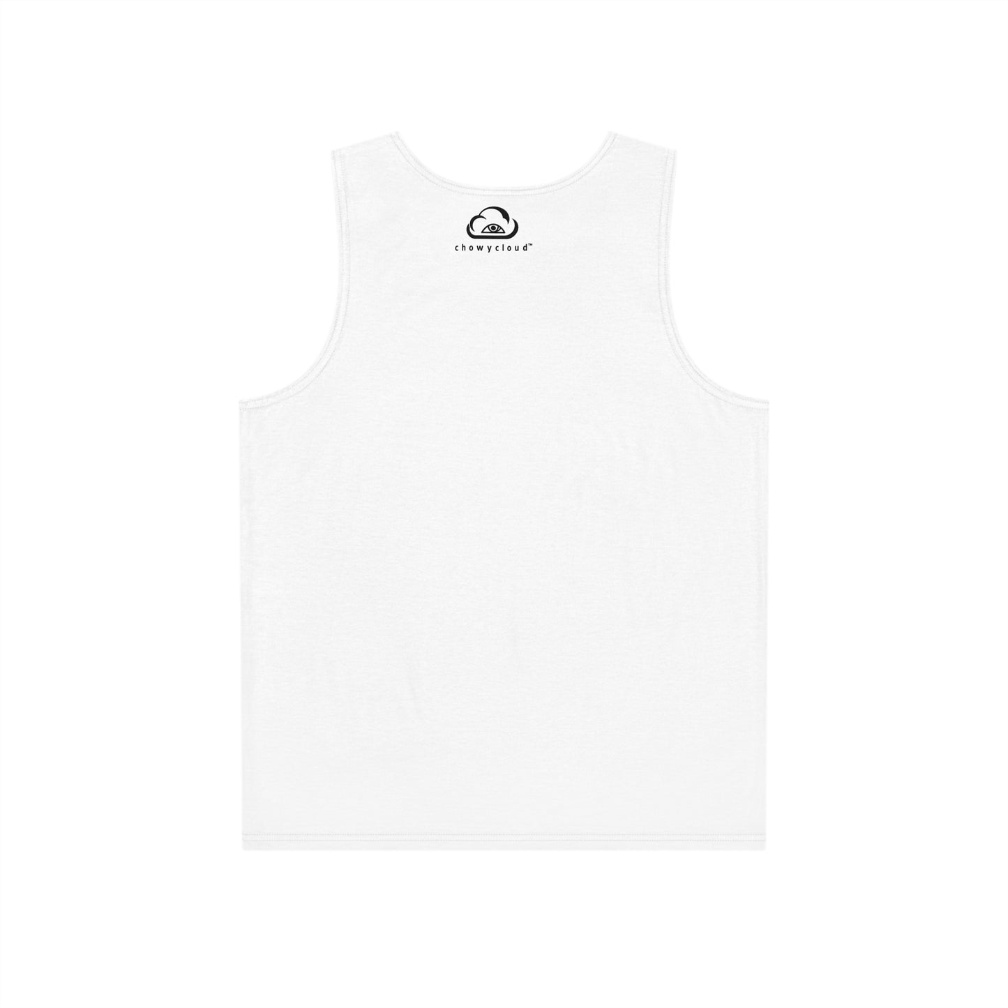 Minimal Logo Tank Top | Men's White Sleeveless Shirt