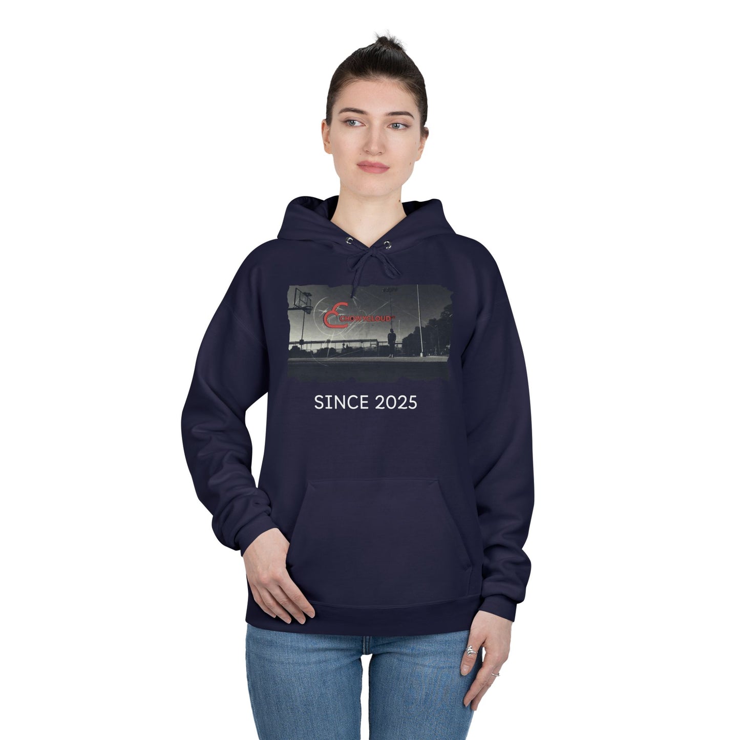 ChewyCloud™ 'Since 2025' Graphic Hoodie — Urban Skyline Pullover