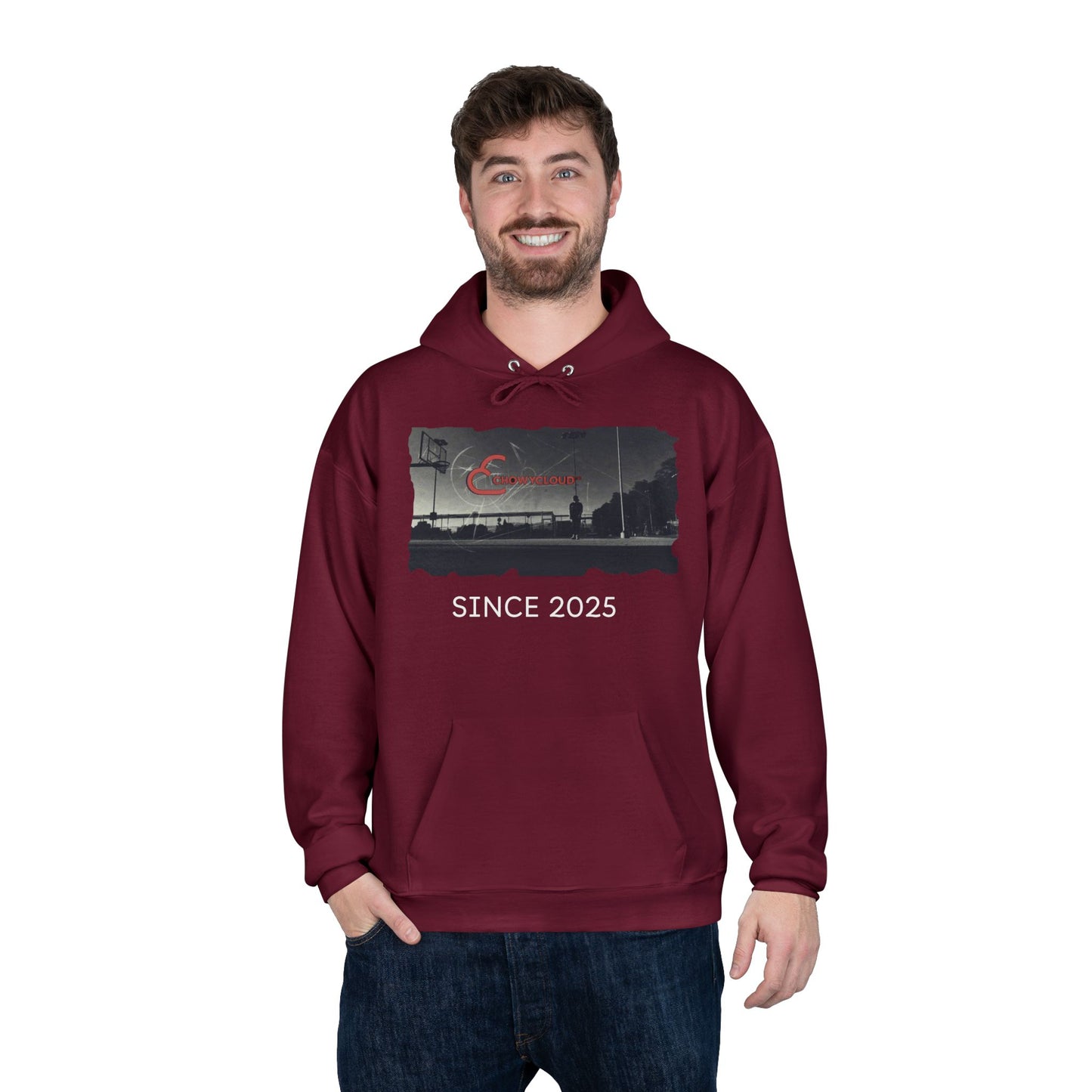 ChewyCloud™ 'Since 2025' Graphic Hoodie — Urban Skyline Pullover