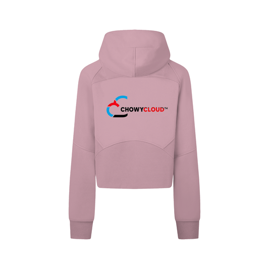 Cropped Zip-Through Hoodie